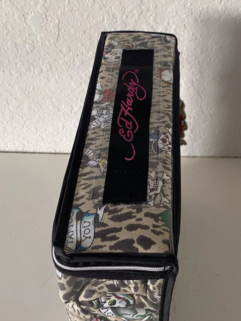 6 PC Ed Hardy KING SIZE Sheet Set Skulls Heart Leopard Animal Print NEW